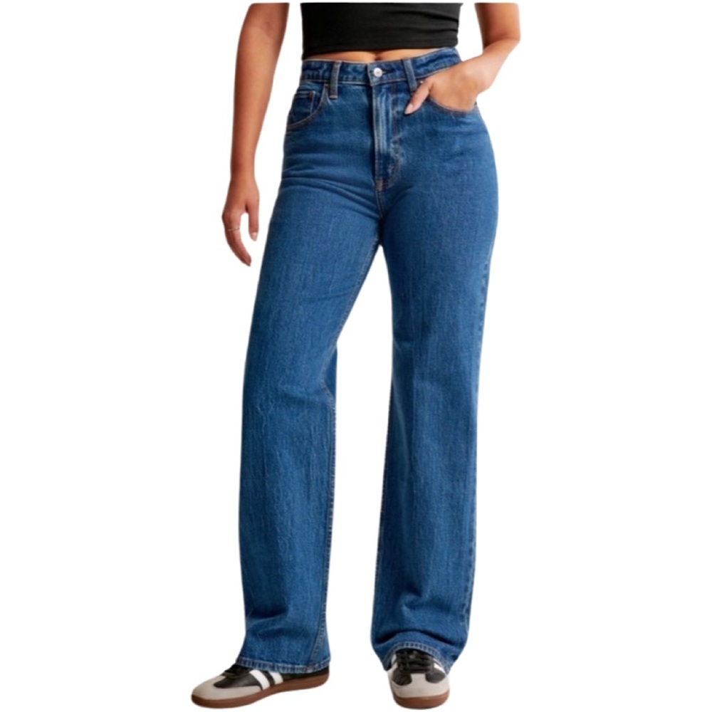 Abercrombie & Fitch The 90’s Relaxed Jean / High Rise / 10R Curve Love